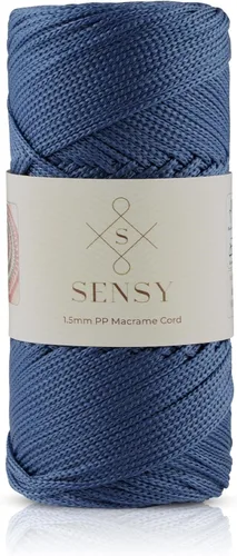 Vista 65 de Sensy Premium Cuerda de Poliéster 1.5mm (0.059 pulgadas) 164 Yardas Cuerda de Polipropileno 100% Cuerda de Macramé 1.5mm Cuerda para Bolsa