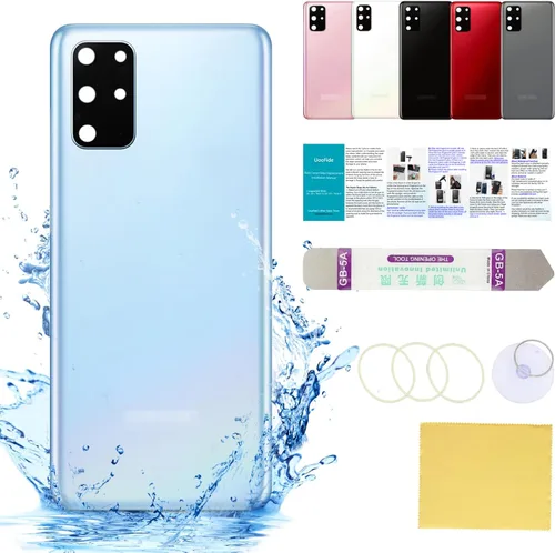Vista 22 de Compatible con Samsung Galaxy Note 8 - Carcasa trasera de repuesto de cristal de 6.3 pulgadas, SM-N950, todos los portadores con manual de Negro