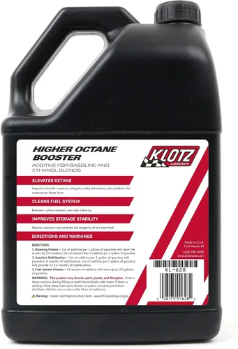 Vista 2 de Klotz Tratamiento de combustible de refuerzo de octano superior - 1 galón KL-628