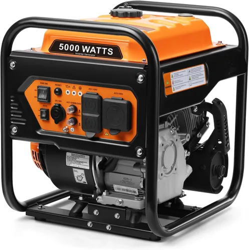 Vista 9 de Generador inversor de 5000 vatios, generador de gas portátil