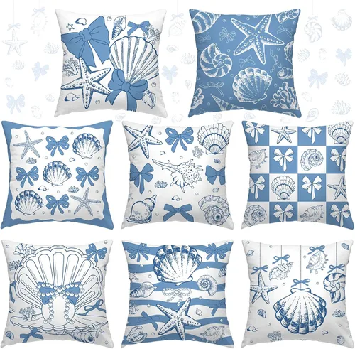 Vista 12 de 8 fundas de almohada de regreso a la escuela, 18 x 18 pulgadas, composición, fundas de almohada para cuadernos, fundas de almohada para el aula