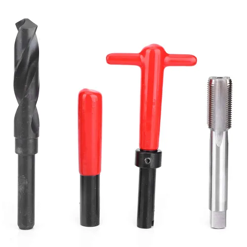Vista 9 de Kit de herramientas de reparación de roscas para M18x1.5 de acero inoxidable para reparación de automóviles