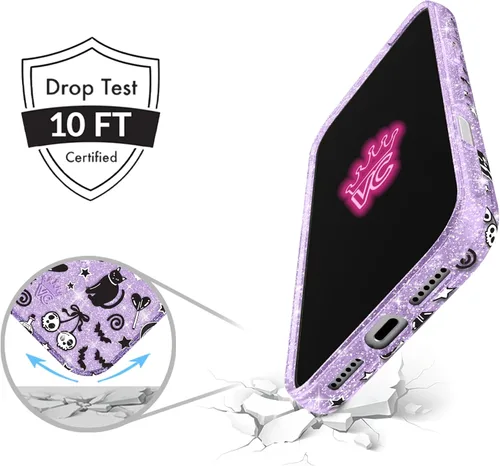 Vista 954 de VELVET CAVIAR Funda para iPhone 15, compatible con MagSafe, probada contra caídas de 10 pies, fundas protectoras de diseño, leopardo color rosa