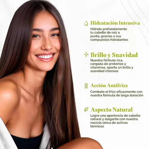 Vista 6 de Bio Protein - Tratamiento orgánico de queratina brasileña - Alisado de cabello sin formaldehído, Keratina Brasileña, 100ml/3.38 fl oz