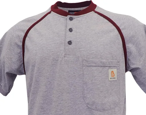 Vista 67 de BOCOMAL FR Shirts - Camisa ligera de 5.5 onzas de manga corta y resistente al fuego/ignífuga