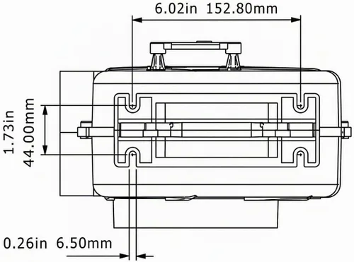 Vista 8 de SEAFLO SFBB1-320-02 - Soplador de sentina, 320 CFM, 12 V CC, ventilador de ventilación marino de montaje flexible de 4 pulgadas con motor protegido