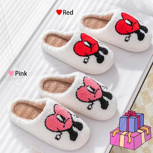 Vista 6 de Pantuflas peludas para mujer y hombre, bonitas pantuflas de casa esponjosas para interiores y exteriores, pantuflas de casa de felpa para interiores