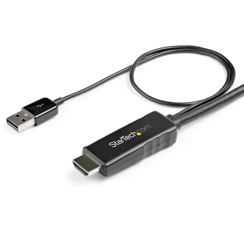 Vista 2 de StarTech - Cable HDMI activo 1.4 a DP 1.2 de 4.6 ft, 4K 30Hz, alimentado por USB