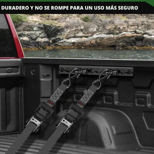 Vista 4 de Ajuste de doble perno en L para riel en L Usado con riel en L para cama de camión, control de carga de remolque, camioneta, RV, ATV, con capacidad
