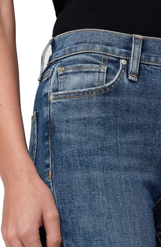 Vista 4 de HUDSON Jeans Remi de tiro alto, recortados, pierna recta para mujer