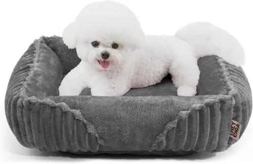 Vista 20 de EHEYCIGA Linda cama para perro de tamaño mediano, cama para mascotas de 30 Crema