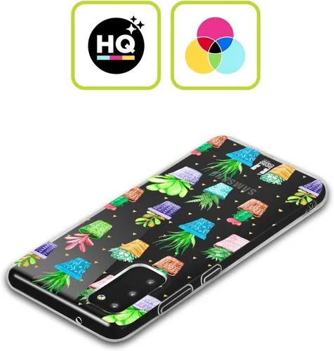 Vista 2 de Head Case Designs Funda de gel de plantas de acuarela de cactus [protección de grado militar] compatible con Samsung Galaxy A13 5G (2021)