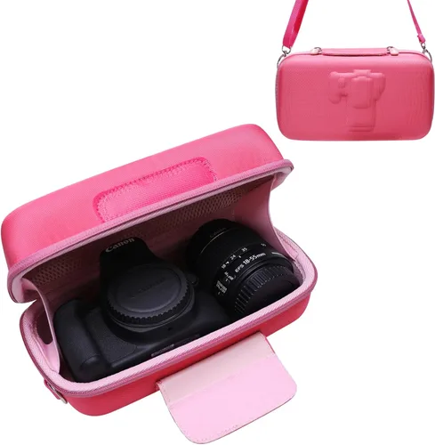 Vista 9 de LTGEM Estuche para cámara para Canon EOS Rebel T7 / R50 / R100 / R50 V / T6 / R8 / R10 / RP / SL3 / R5 / T100 DSLR SLR y lente de 18-55mm/18-45mm
