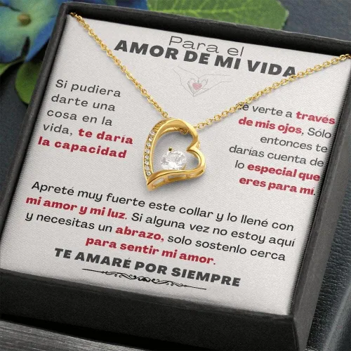 Vista 6 de para el Amor de mi vida - Collar Por Siempre Amor - Forever Love Rojo