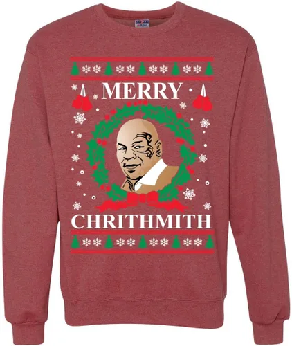 Vista 49 de Merry Chrithmith Ugly Christmas Sweater Unisex Crewneck Graphic Sweatshirt Negro Bitcheth