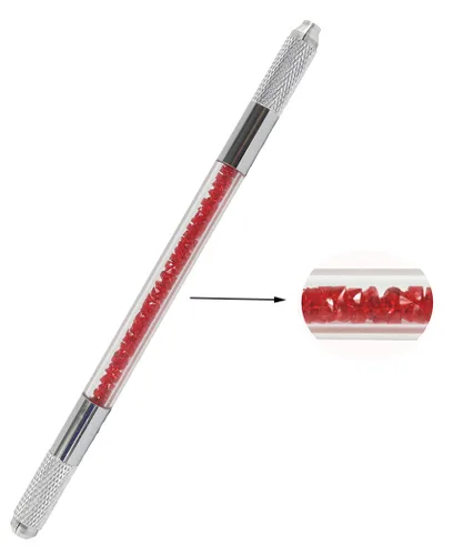 Vista 7 de Xiaoyu 3 En 1 Cristal Multifunción Manual Tatuaje Maquillaje Permanente Ceja Pluma Microblading Pen - Azul