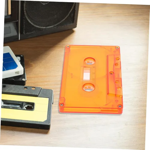 Vista 4 de Vintage Cassette Tape Wall Sculptures Set of 3 Plastic Decorative Pieces