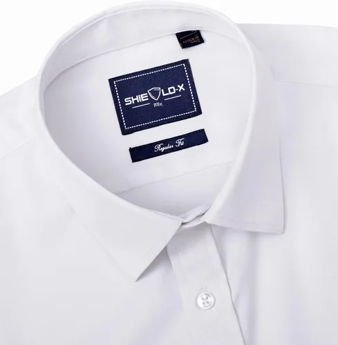 Vista 4 de Alimens & Gentle Camisas de vestir de manga larga para hombre, camisas de vestir ajustadas para hombre, camisa con botones para hombre, talla grande