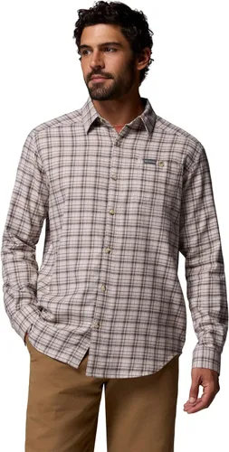 Vista 45 de Columbia Men's Cornell Woods Flannel Long Sleeve Shirt Negro