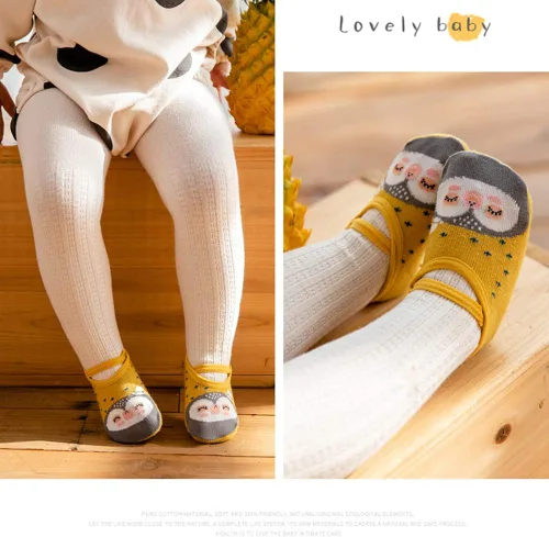 Vista 4 de Calcetines antideslizantes para bebés de 0 a 36 meses 6 pares
