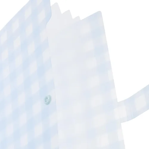 Vista 8 de Carpeta para archivos, azul, A6, A4, portátil, fácil de usar, organiza papel