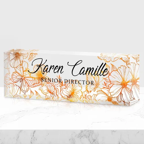 Vista 33 de Placa de nombre de oficina personalizada para escritorio, placa de nombre, regalos personalizados para compañeros de trabajo, jefe, profesor