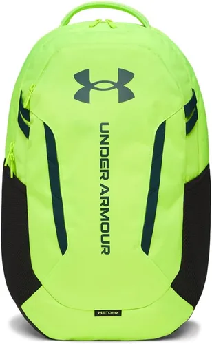 Vista 29 de Under Armour Mochila Hustle 6.0 unisex para adultos (002) Negro / Negro / Blanco