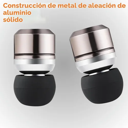 Vista 7 de Sephia SP3060VC - Auriculares con cable y micrófono, auriculares intrauditivos con graves profundos y aislamiento de ruido, controladores de 10mm