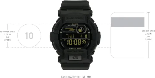 Vista 3 de Reloj deportivo GD350-1B G-Shock, para hombre, marca Casio