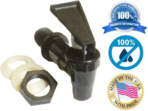 Vista 2 de AquaNation, sin BPA, repuesto para bidón de agua, llave del refrigerador, espiga boquilla reutilizable, palanca para agua, despachador, llave