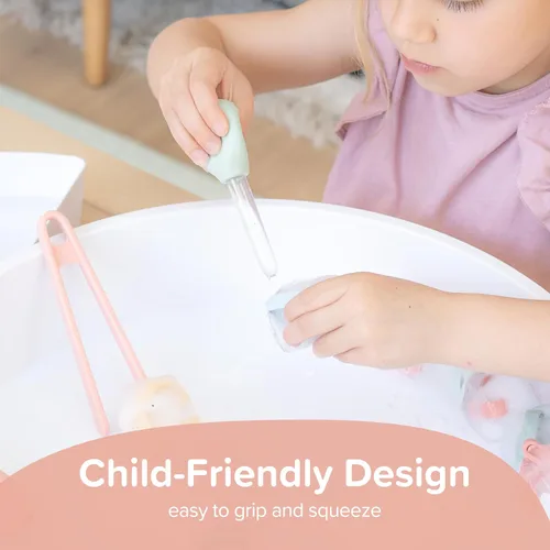 Vista 3 de Inspire My Play 6 x Goteros Líquidos Naturales para Manualidades Infantiles - Pipetas de Juego Sensorial para Niños - Juguetes y Accesorios de Juego