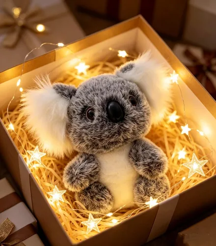 Vista 8 de Muñeco de peluche para niños, lindo cojín de oso de koala de peluche