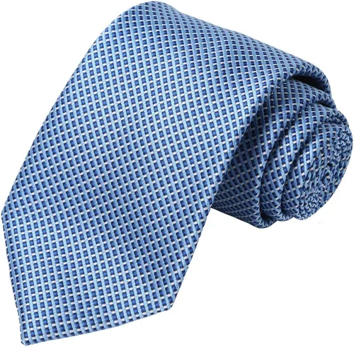 Vista 88 de KissTies Mens Checkered Tie Set Solid Color Festive Necktie + Pocket Square