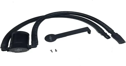 Vista 5 de J&L Oil Separator Co. Separador de aceite 3.0 compatible con 2012-2017 JK Wrangler lado del conductor (plateado)