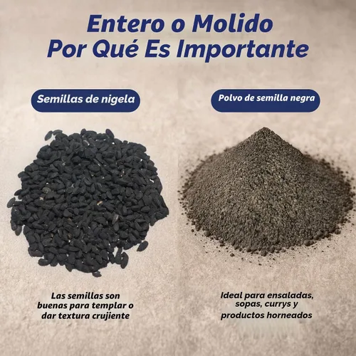 Vista 7 de Spice Profile Polvo orgánico de nigella de semillas negras 4 onzas