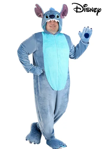Vista 7 de Disfraz Deluxe Disney Stitch Talla Plus para Adultos Multicolor