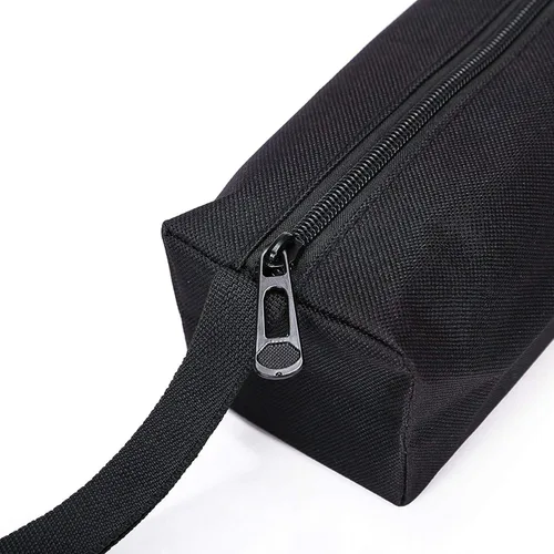 Vista 3 de Ruibo Pequeñas bolsas de lona con cremallera/bolsa multiusos para herramientas, organizador de almacenamiento con lazo para colgar destornilladores