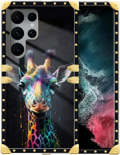 Vista 9 de Funda compatible con Samsung Galaxy S22 Ultra, funda protectora de TPU suave a prueba de golpes de 4 libélulas en la flor para Samsung Galaxy S22