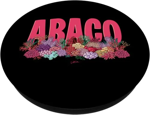 Vista 2 de JCombs: Islas Abaco, Bahamas, Arrecife de coral, Playa PopSockets PopGrip intercambiables