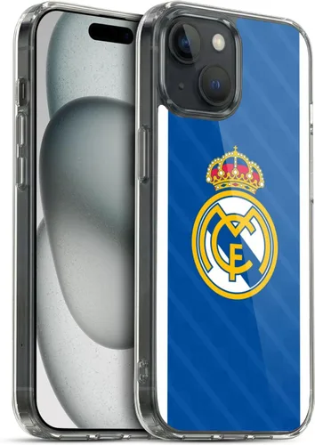 Vista 32 de Head Case Designs Funda de gel con licencia oficial del Real Madrid CF azul [protección de grado militar] compatible con Apple iPhone 7 Plus/iPhone