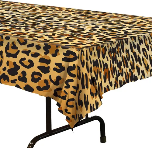 Vista 3 de Beistle Mantel navideño con estampado de leopardo, 1 pieza, multicolor