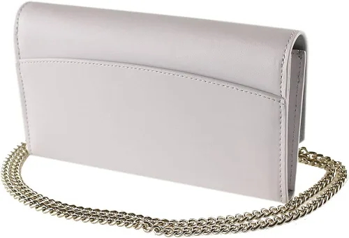 Vista 4 de Kate Spade New York Gemma Cartera en una bolsa de hombro con cadena (paloma blanca)