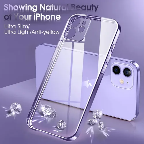 Vista 465 de Supdeal Funda cristalina transparente para iPhone 11, [No se amarillea] [Protección de la cámara] [Probado contra caídas de grado militar] Funda