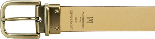 Vista 4 de Lucky Brand Women's Reversible Smooth Leather Belt with Old English Brass Harness Buckle