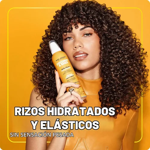 Vista 2 de Marc Anthony Moldeador de mousse para cabello rizado y humectante de coco