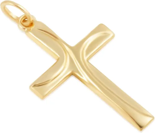 Vista 8 de Dijes religiosos de oro amarillo de 14 quilates para hombres y mujeres – disponible en varios diseños