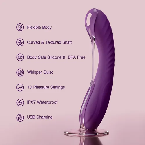 Vista 2 de Tracy's Dog Potente vibrador de punto G para penetración profunda, juguetes sexuales para adultos para mujeres y parejas, masajeador de consolador