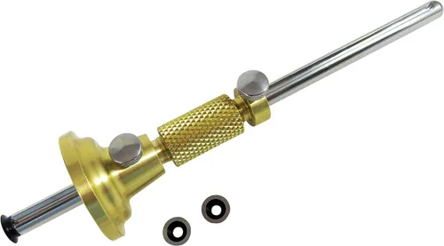 Vista 8 de Sólida rueda de bronce para trabajos en madera. Corta y marca con precisión. Calibre con cabeza ajustable MGB.