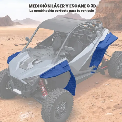 Vista 4 de SAUTVS Guardabarros XXL para Polaris RZR PRO XP/PRO R/RZR Turbo R 2020-2024 Accesorios, Guardabarros de Cobertura Completa Delanteros y Traseros