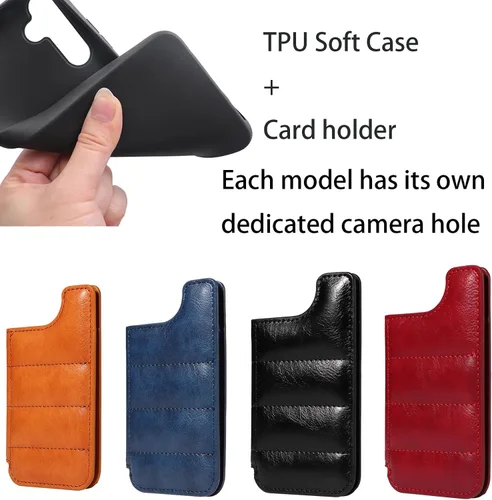 Vista 2 de [Cuero sintético + funda para teléfono] Compatible con Realme P1 Pro, compatible con Realme 12 Pro 5G / 12 Pro Plus 5G con soporte magnético